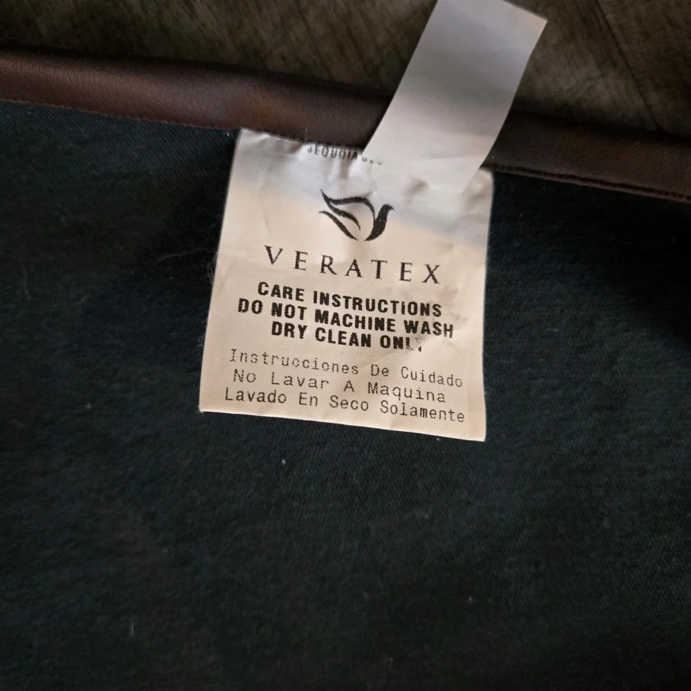 Veratex Dual King Bed Skirt Faux Leather Brown Southwestern
